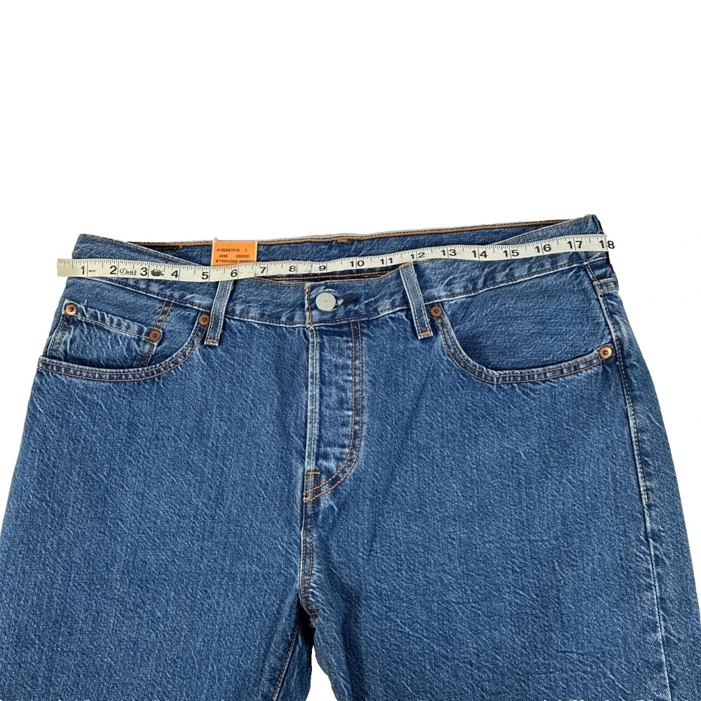 New Women's Levi's 501 CT Cropped Button Fit Denim Jeans Size 31x34 NWT‎ Tapered